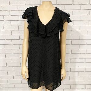 Zara Women’s Black Dotted Dress